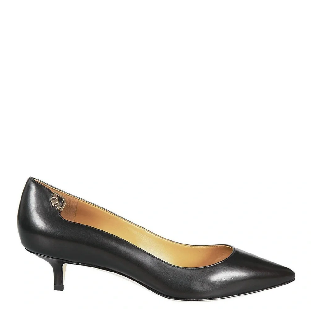TORY BURCH Elizabeth leather pumps Black Sz 6.5